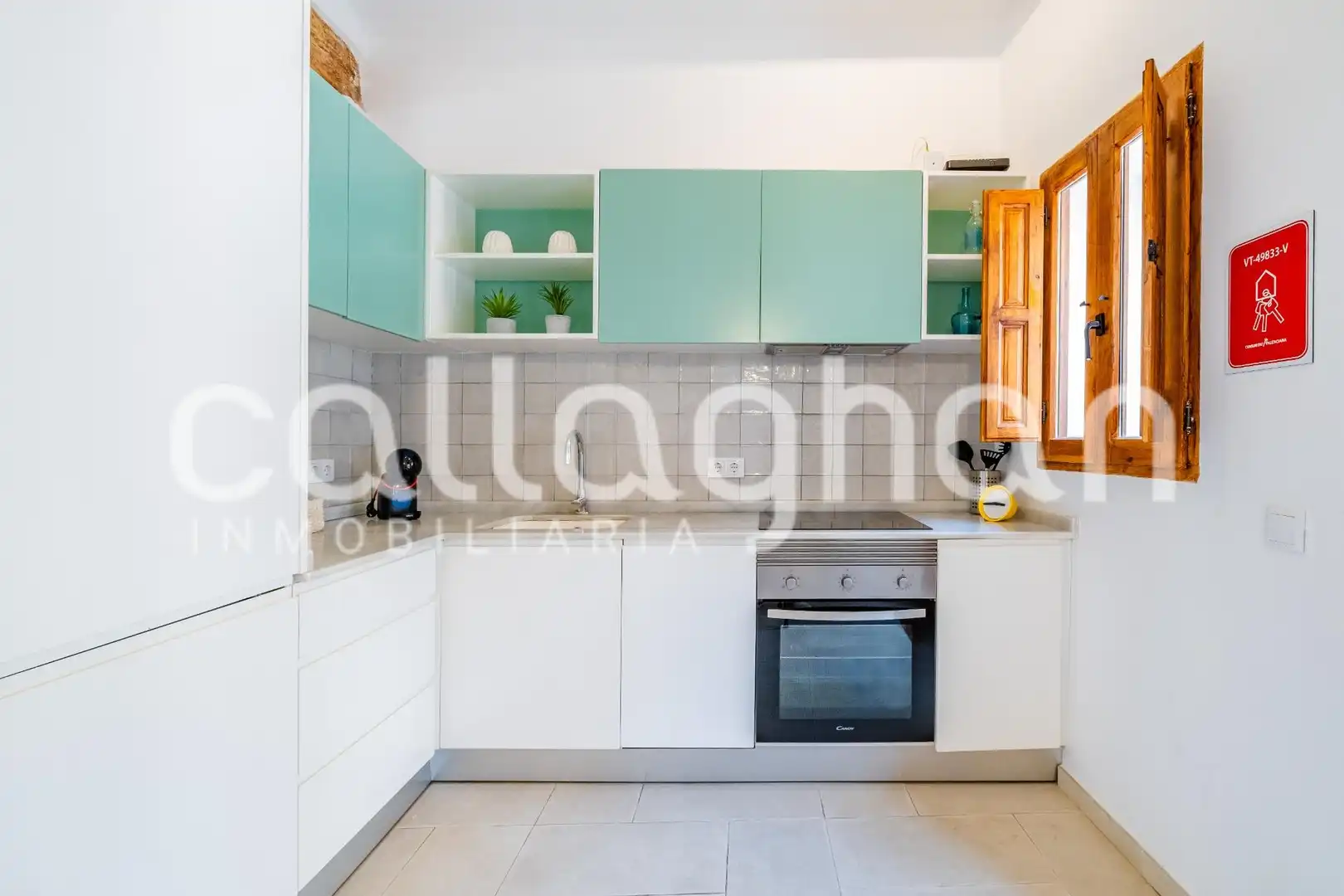 Cocina de Planta baja en venta en Valencia con Aire acondicionado, Calefacción y Terraza
