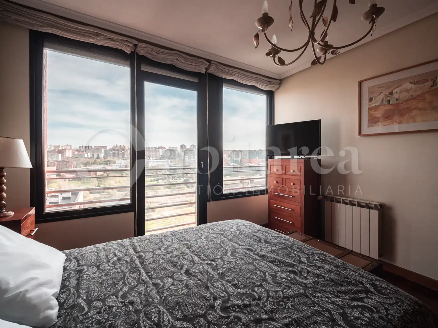 Schlafzimmer von Maisonette zum Verkauf in Santander mit Heizung, Parkett und Abstellraum
