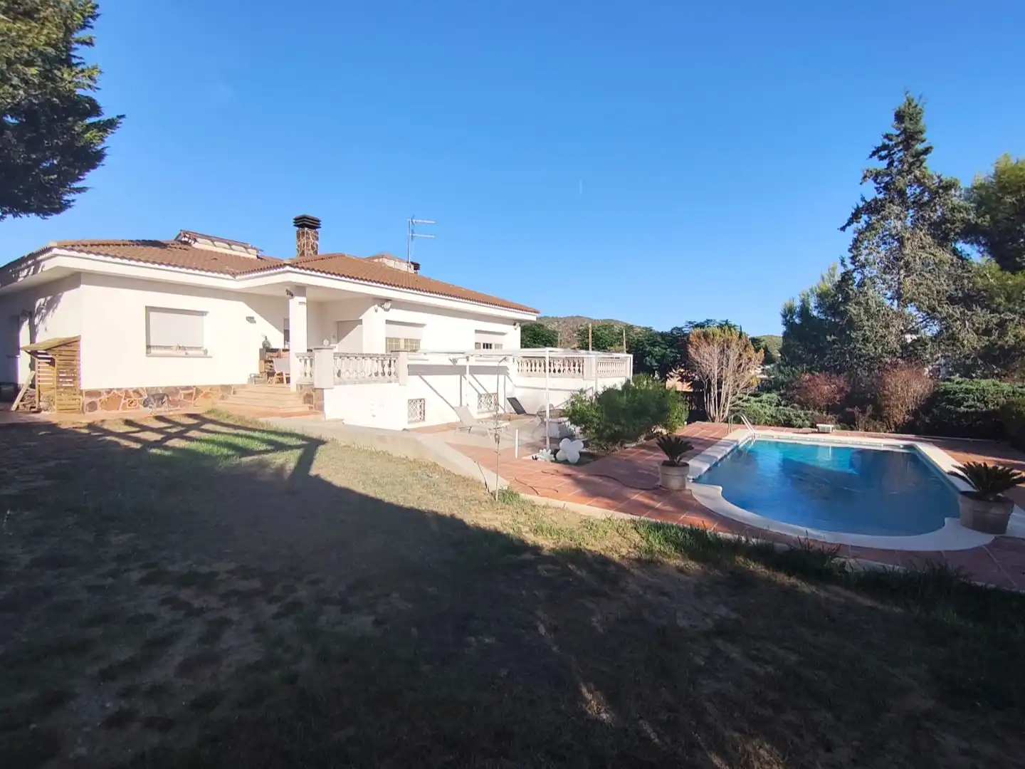 Jardín de Casa o chalet en venta en Olèrdola con Aire acondicionado, Terraza y Piscina