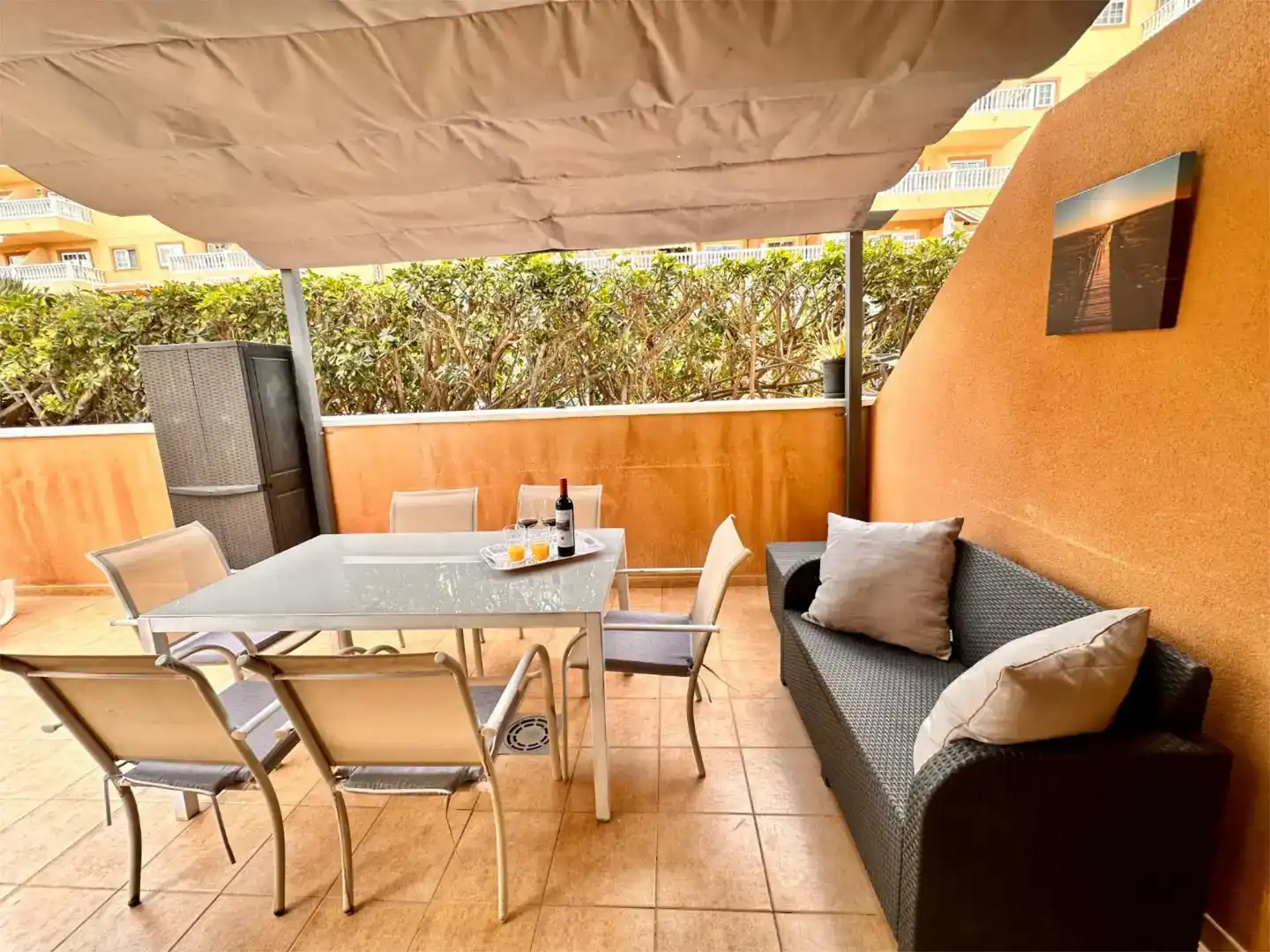 Terrassa de Apartament de lloguer en Arona amb Piscina