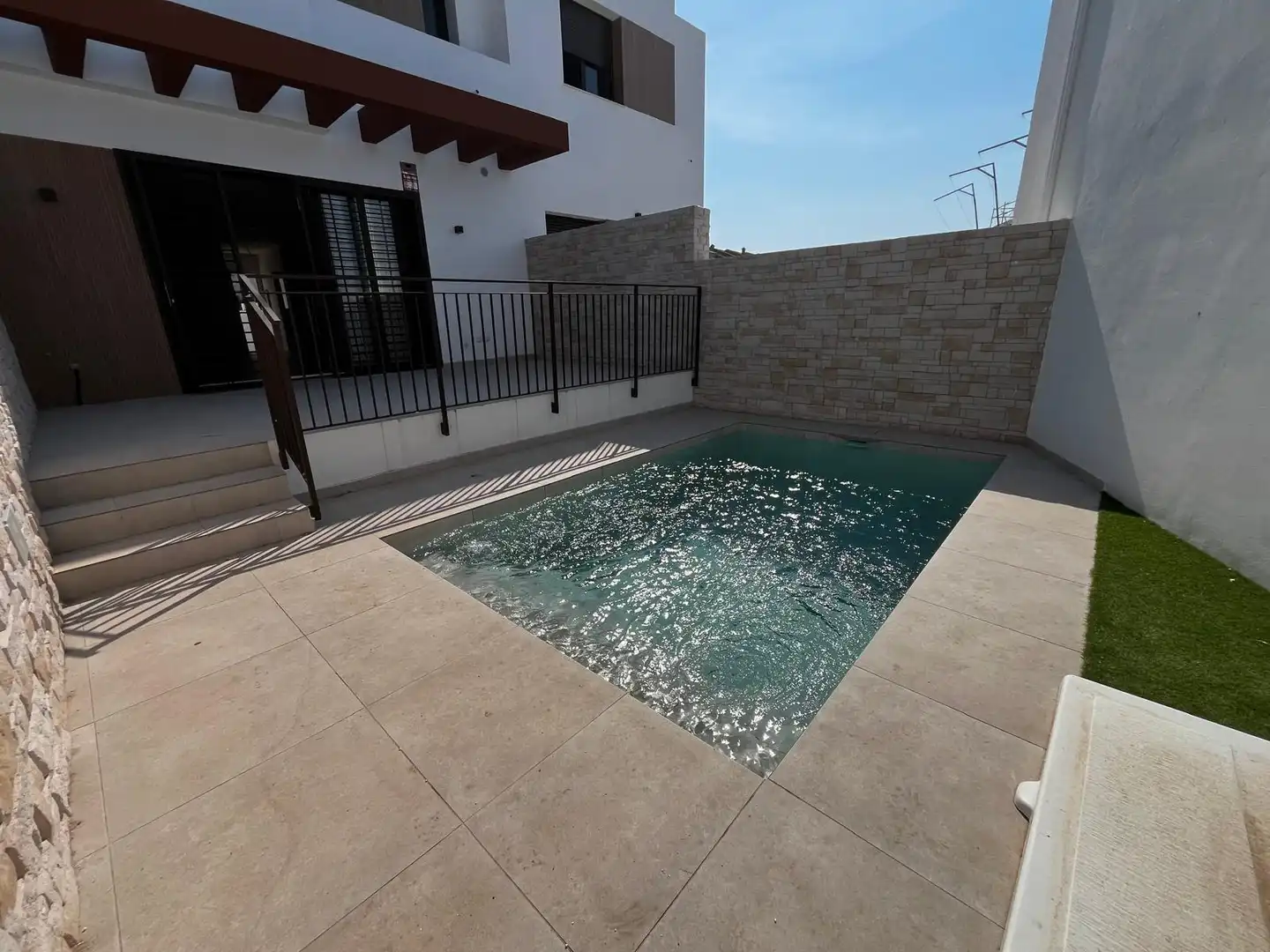 Swimming pool of Duplexes for sale in Murcia  with Air Conditioner, Heating and Private garden