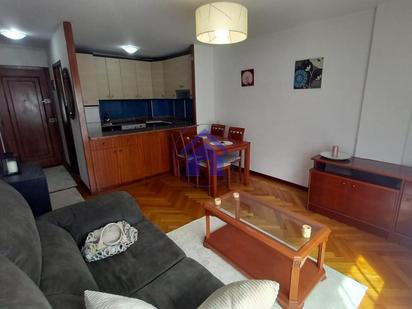 Sala d'estar de Apartament en venda en Vigo  amb Calefacció, Parquet i Traster