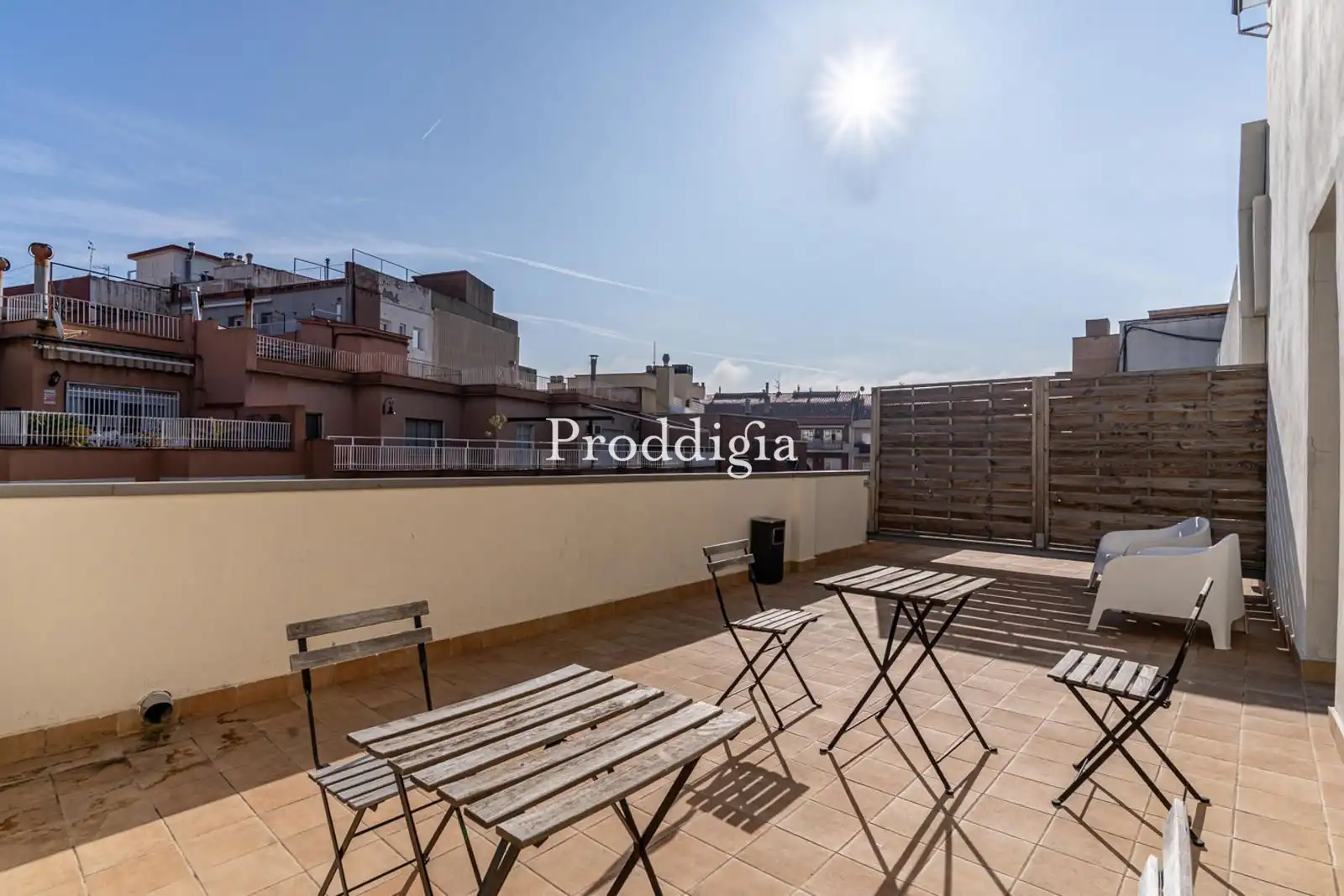 Terraza de Oficina de alquiler en  Barcelona Capital con Aire acondicionado, Calefacción y Alarma