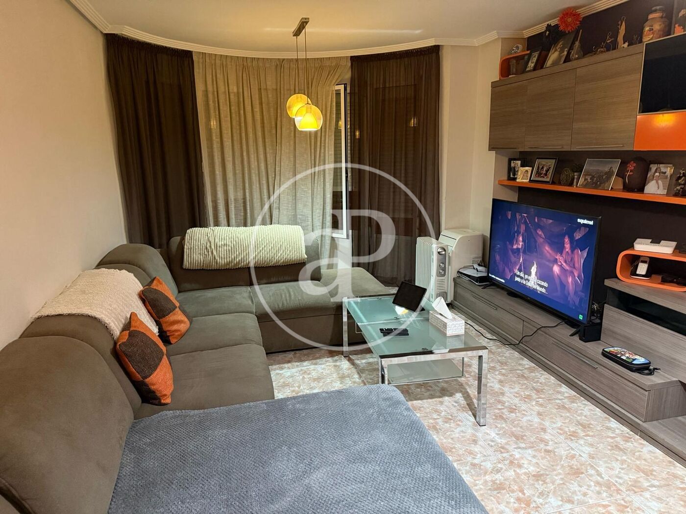 Sala d'estar de Pis en venda en Alicante / Alacant amb Aire condicionat, Calefacció i Terrassa