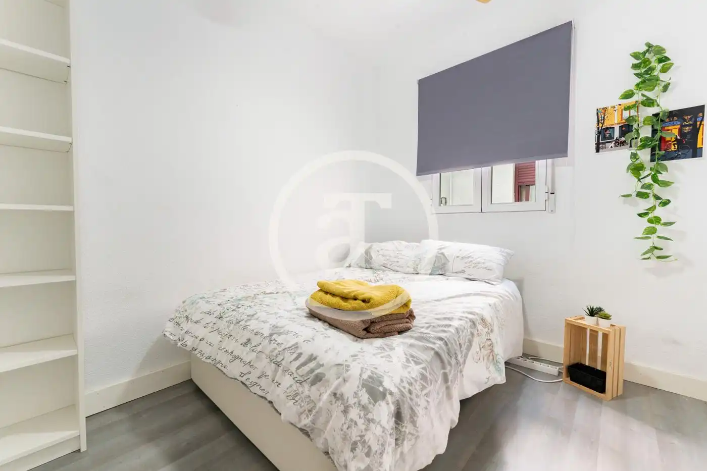 Bedroom of Flat for rent in Madrid  with Air Conditioner, Heating and Furnished