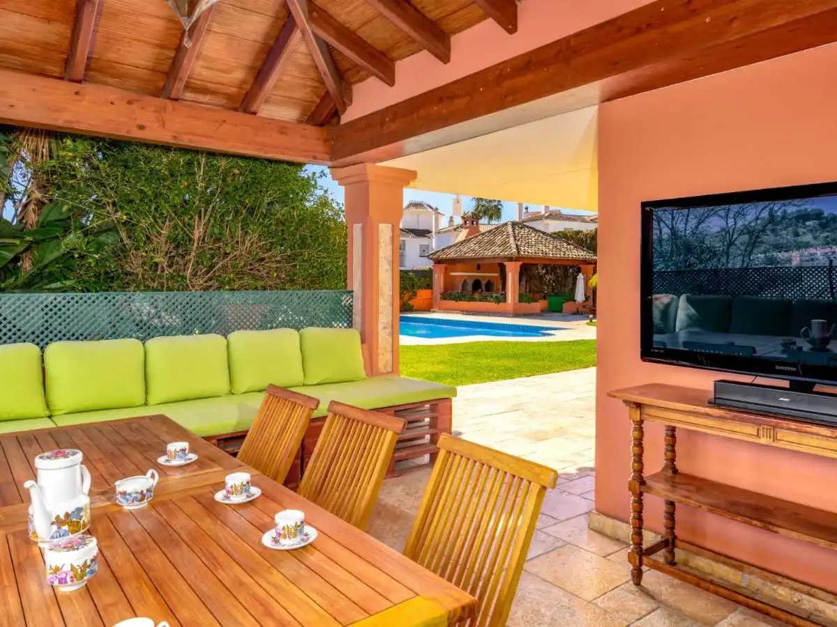 Terrace of Houses for rent in Marbella  with Air Conditioner, Heating and Private garden