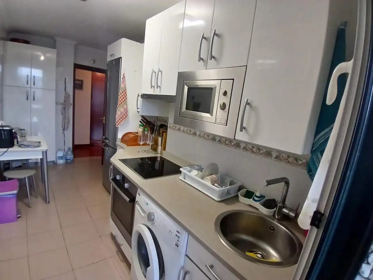 Kitchen of Flat for sale in Castro-Urdiales  with Heating, Parquet flooring and Storage room
