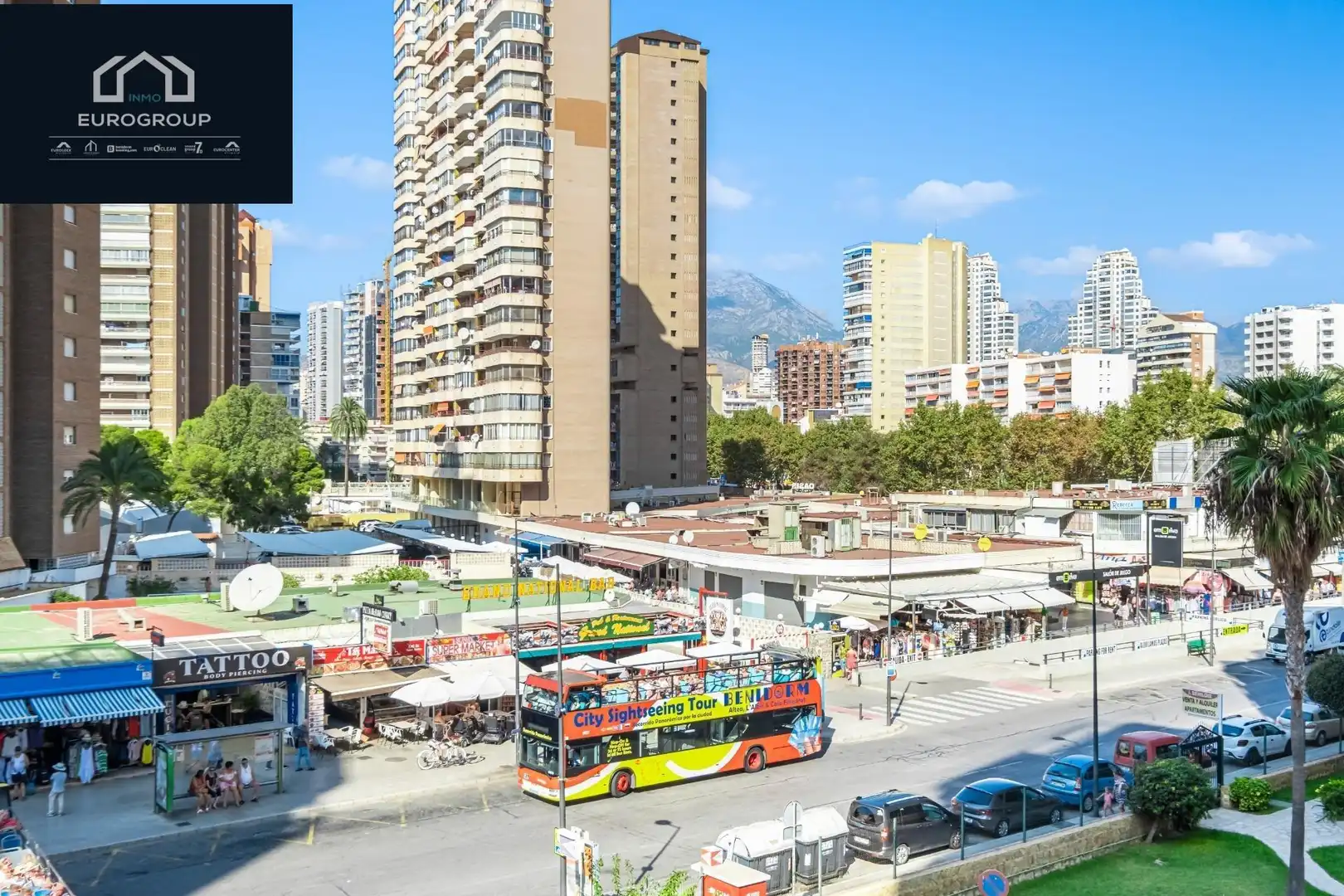 Exterior view of Apartments for rent in Benidorm  with Air Conditioner, Heating and Private garden