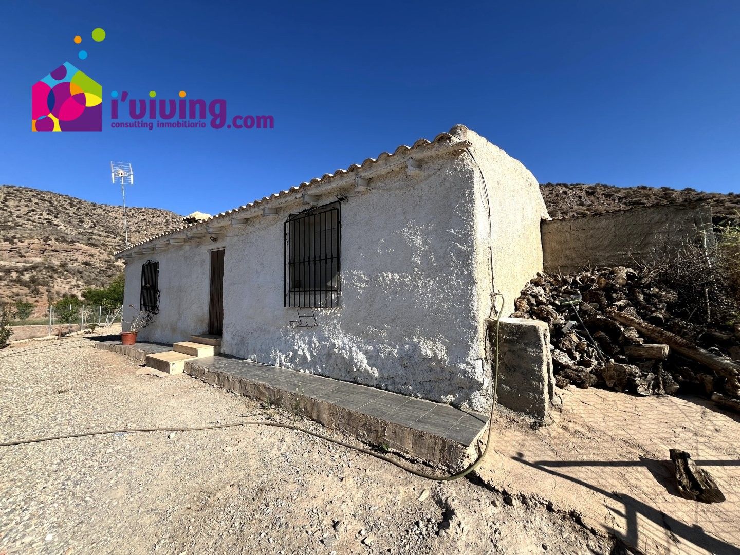Exterior view of Country house for sale in Albox  with Heating