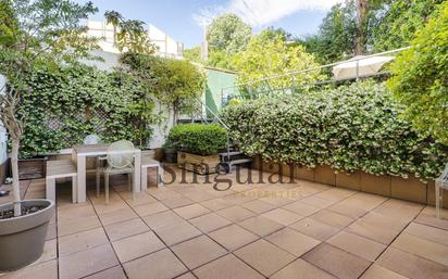 Garden of House or chalet for sale in  Barcelona Capital  with Air Conditioner, Heating and Private garden