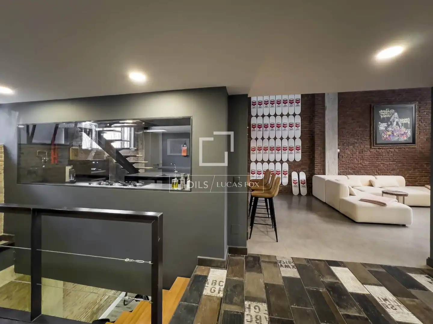 Kitchen of Lofts for rent in Madrid  with Air Conditioner, Heating and Terrace