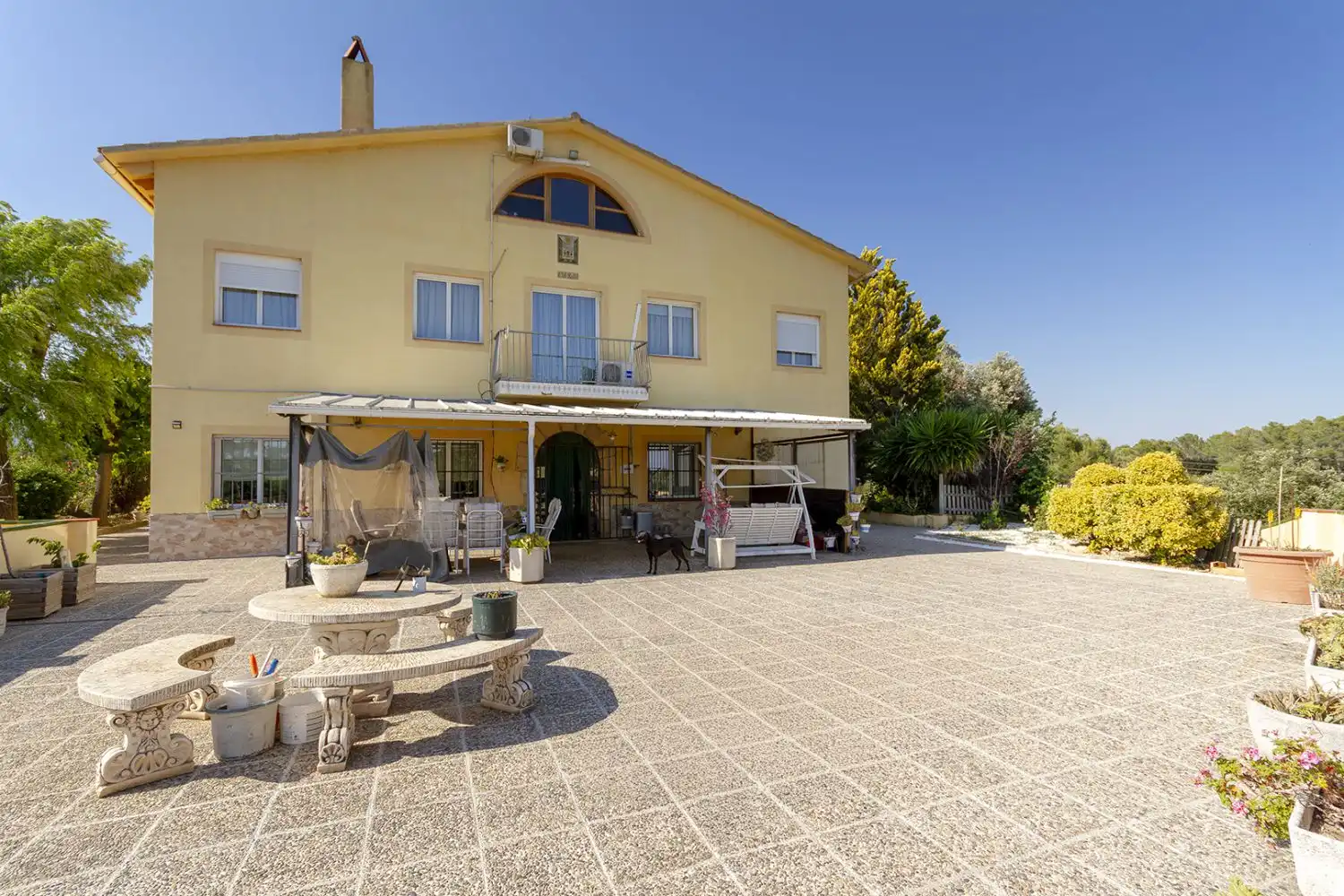 Exterior view of Houses for sale in Sant Martí Sarroca  with Air Conditioner, Heating and Terrace