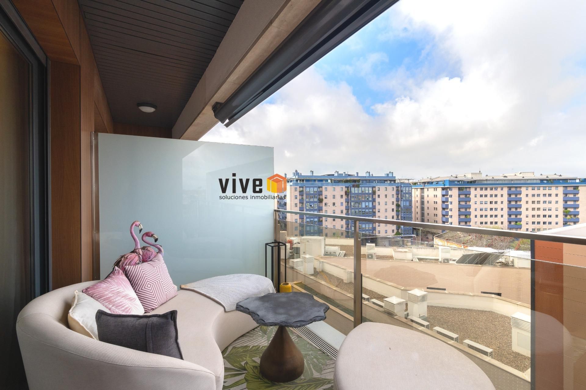 Balcony of Flat for sale in  Sevilla Capital  with Air Conditioner, Heating and Terrace