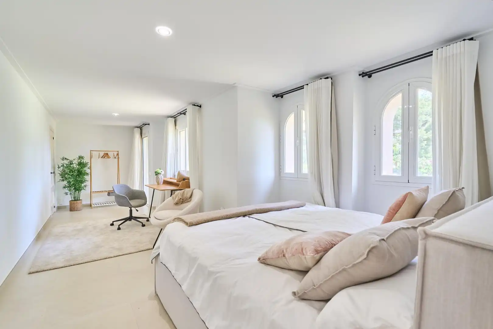 Dormitori de Casa o xalet en venda en  Palma de Mallorca amb Aire condicionat, Jardí privat i Parquet