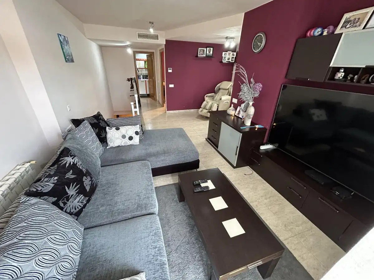 Sala de estar de Apartamento en venta en La Ràpita con Aire acondicionado, Calefacción y Terraza