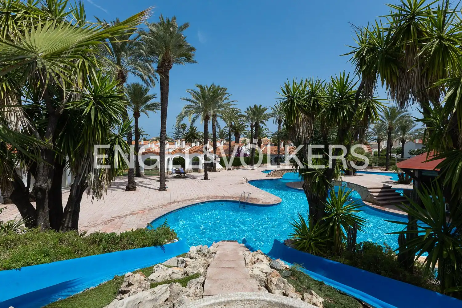Piscina de Apartament de lloguer en Dénia amb Aire condicionat, Calefacció i Terrassa