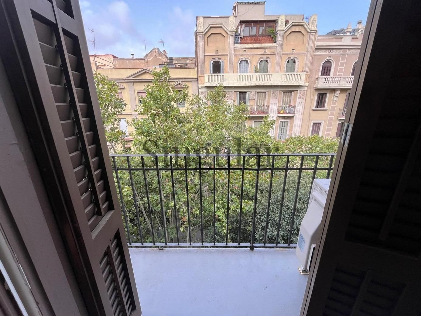Balcony of Flat for sale in  Barcelona Capital  with Air Conditioner, Heating and Private garden