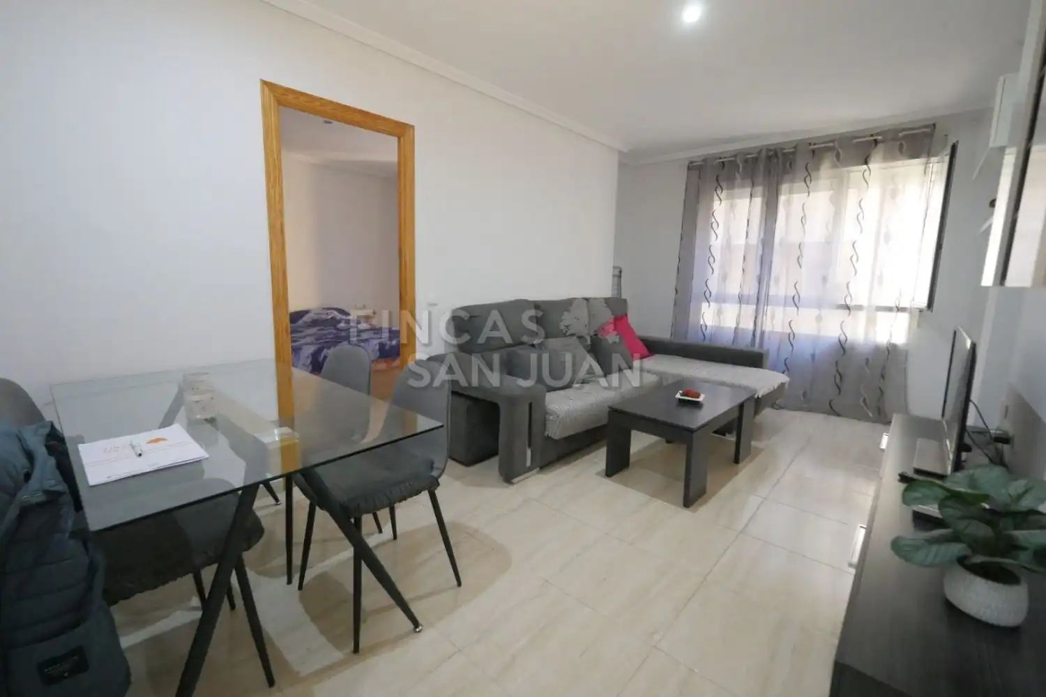 Sala d'estar de Pis en venda en Sant Joan d'Alacant amb Balcó