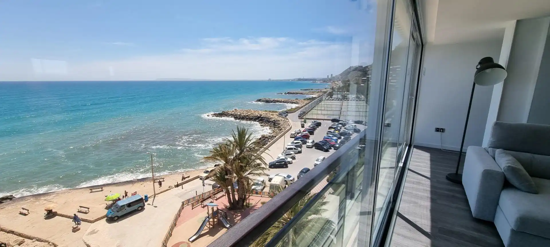 Vista exterior de Apartament de lloguer en Alicante / Alacant amb Aire condicionat i Moblat