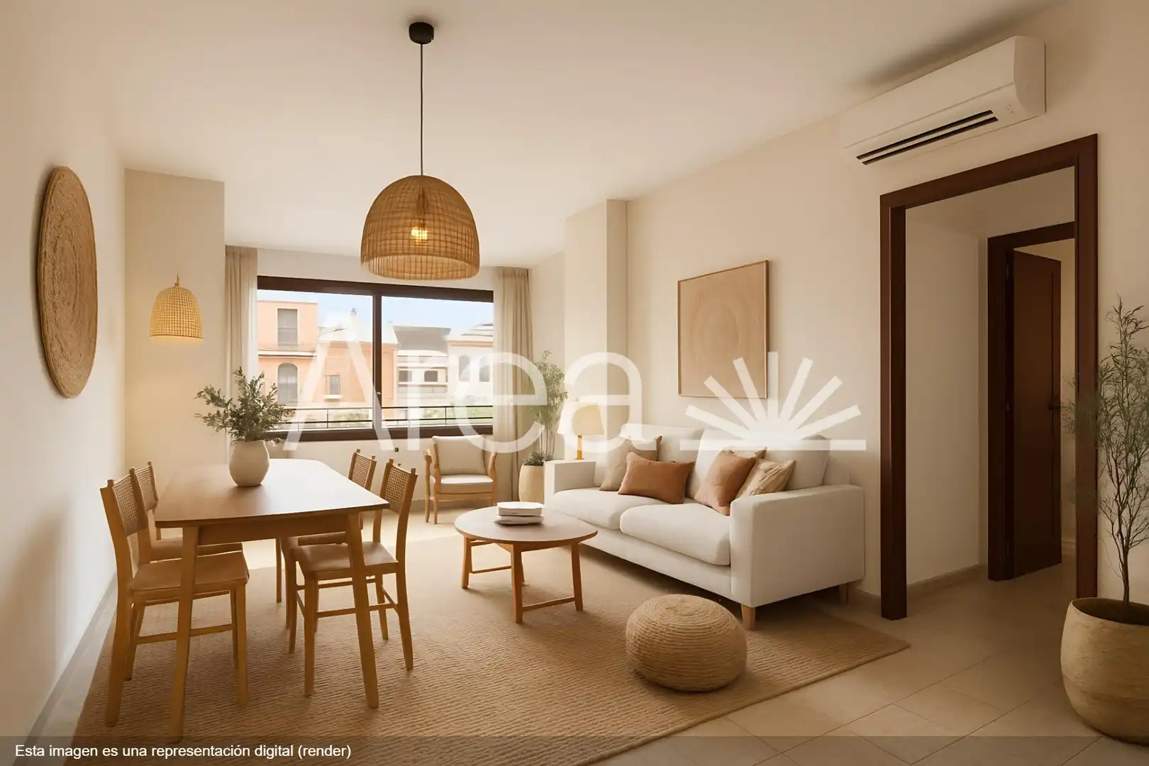 Living room of Flat for sale in Granollers  with Parquet flooring, Terrace and Balcony