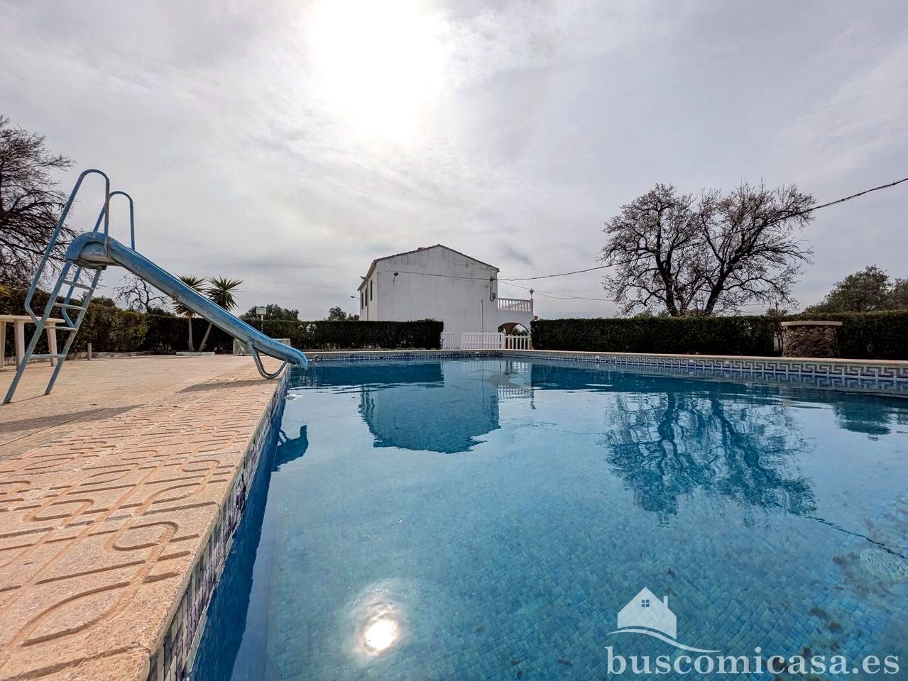 Swimming pool of Country house for sale in Baeza  with Private garden, Terrace and Storage room
