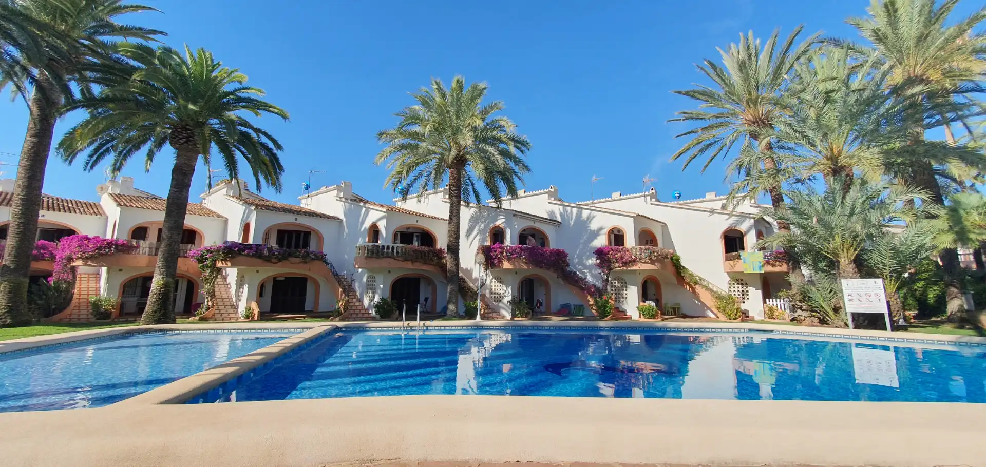 Swimming pool of Apartments for rent in Dénia  with Air Conditioner, Heating and Terrace