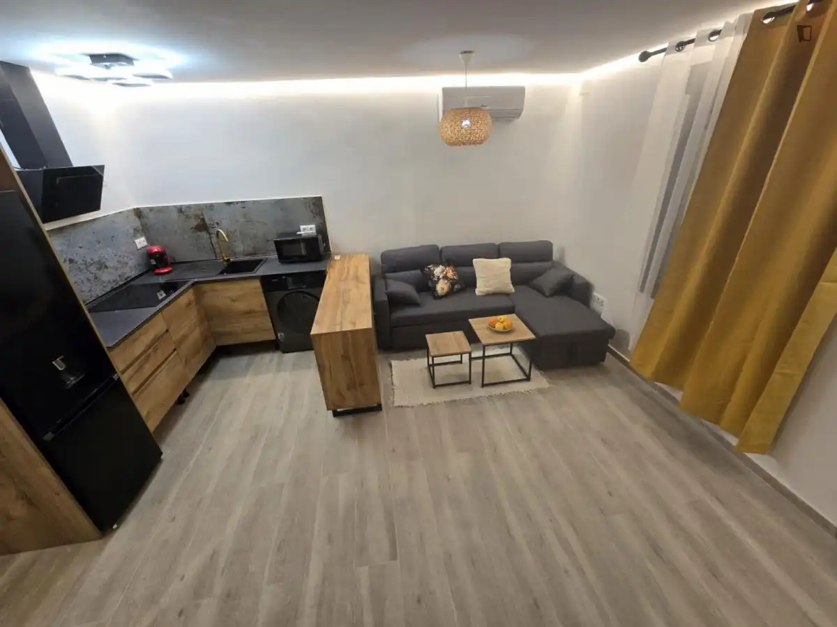 Sala de estar de Casa o chalet de alquiler en Madrid con Aire acondicionado, Amueblado y Lavadora