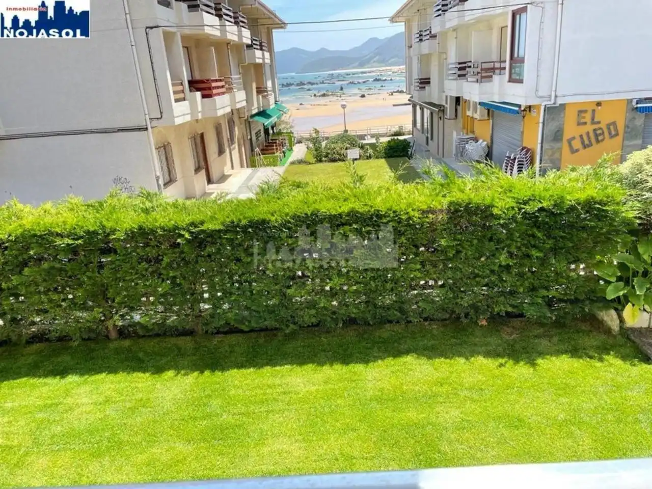 Wohnung zur Miete in Noja mit Heizung, Privatgarten und Terrasse