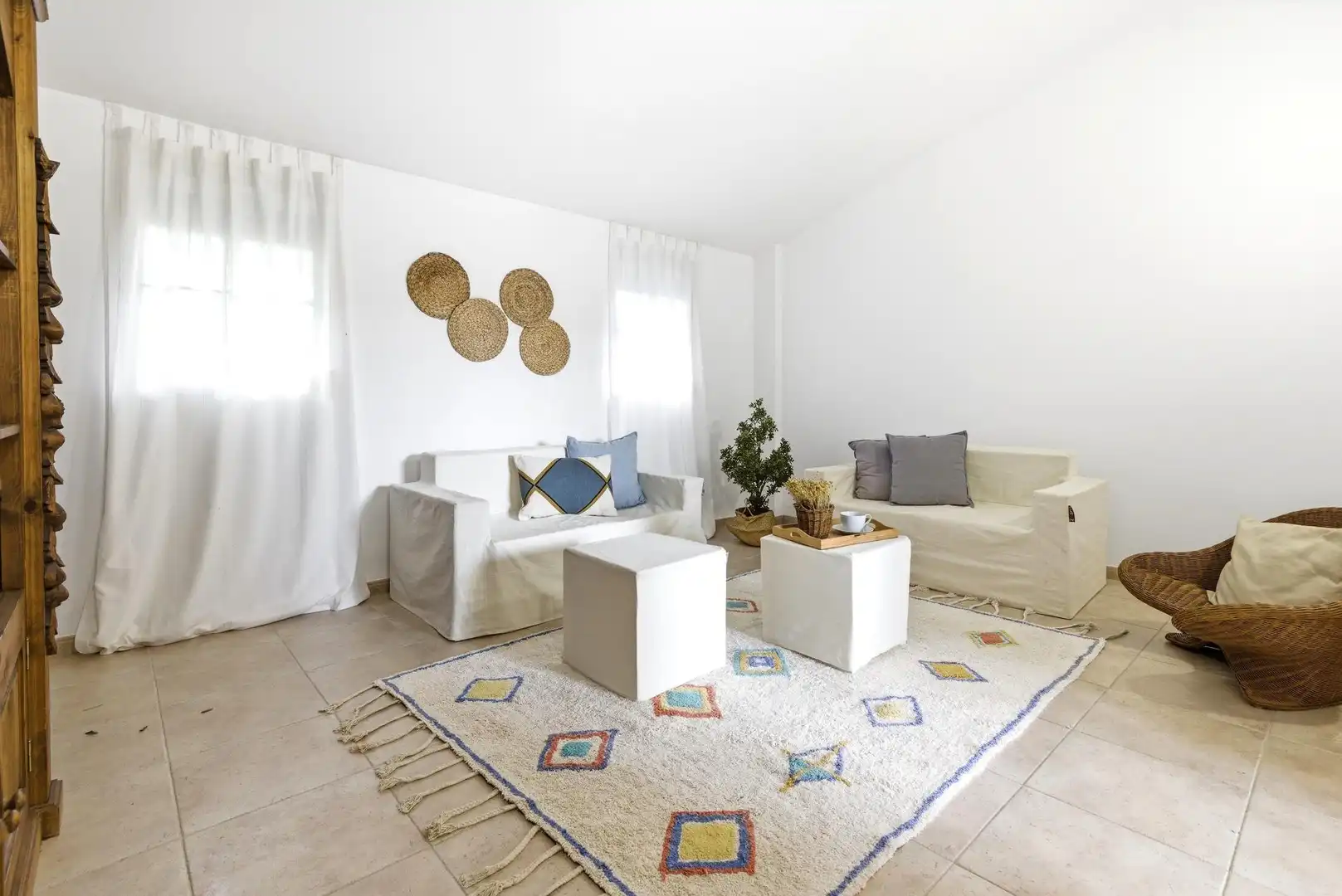 Sala de estar de Casa adosada en venta en Xàtiva con Aire acondicionado, Terraza y Trastero