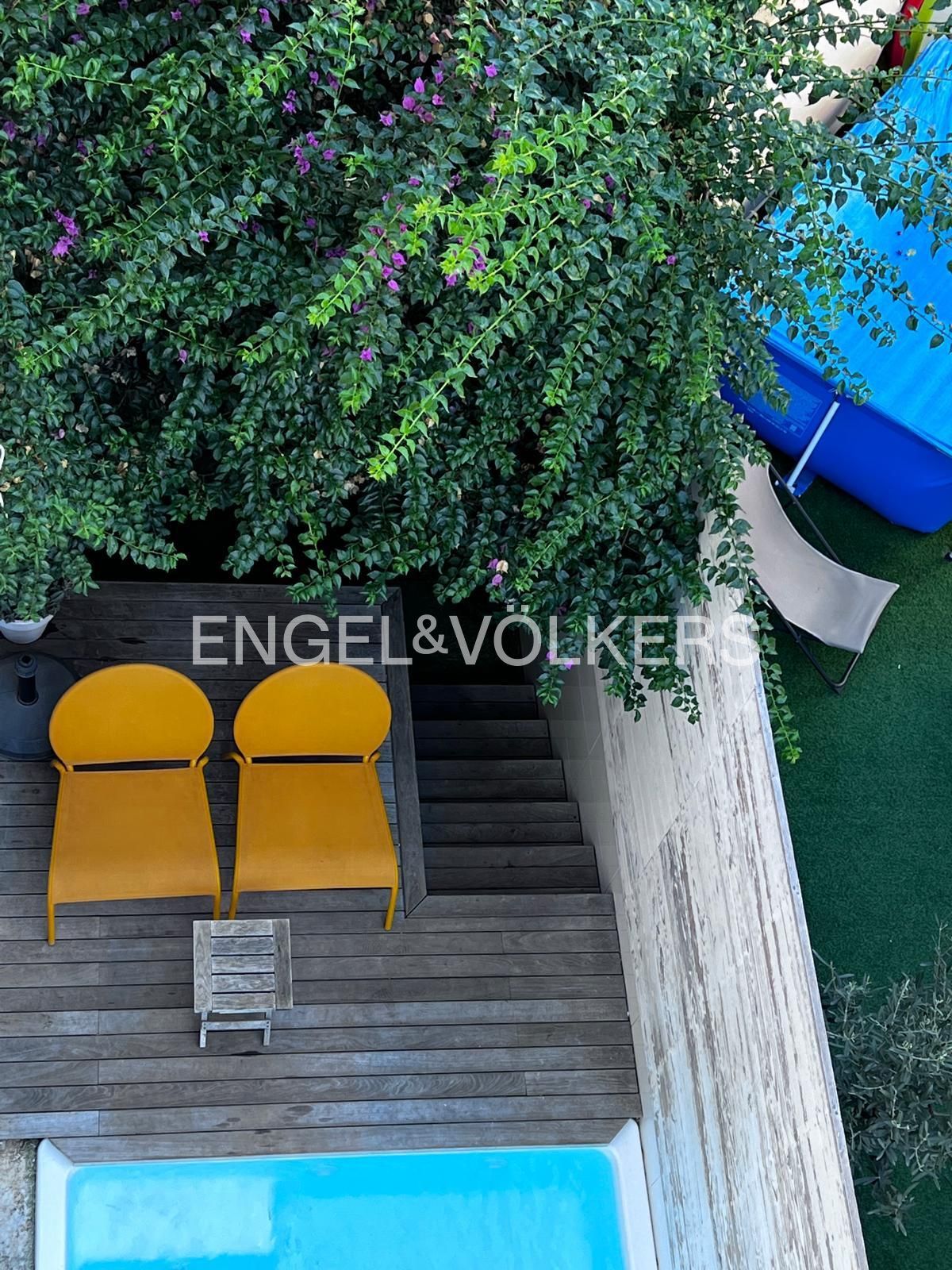 Terrace of Flat for sale in  Valencia Capital  with Air Conditioner, Heating and Private garden