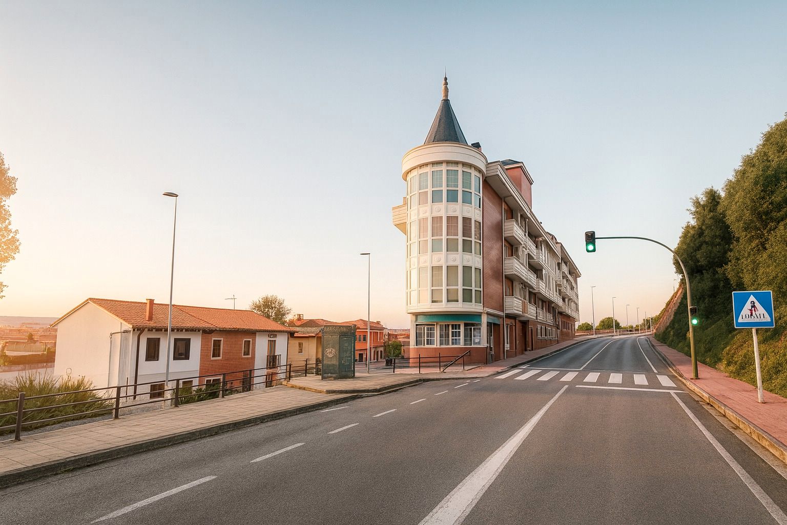 Vista exterior de Pis de lloguer en Santander amb Calefacció, Terrassa i Moblat