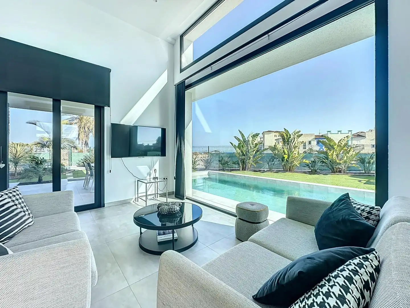 Living room of Houses for sale in Vera  with Air Conditioner, Heating and Private garden