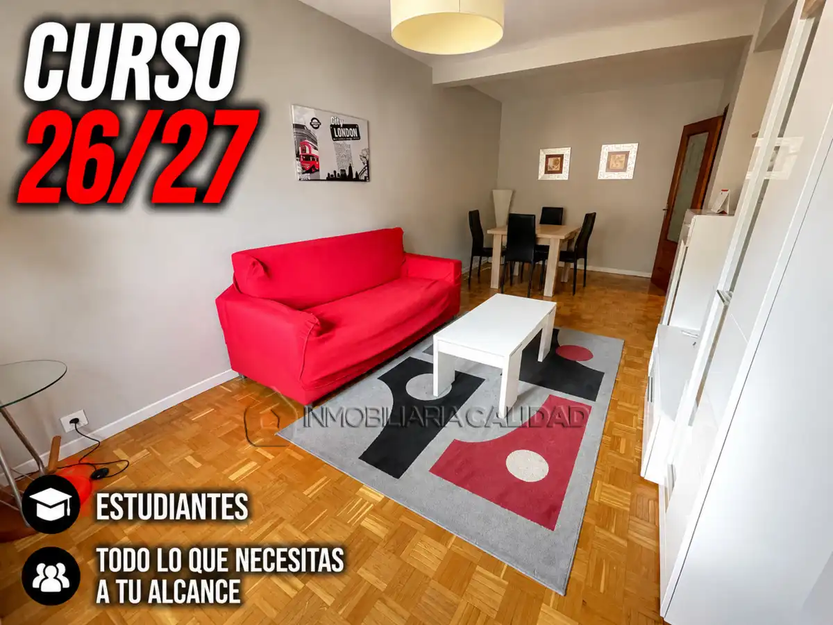 Living room of Flat for rent in Burgos  with Heating and Furnished