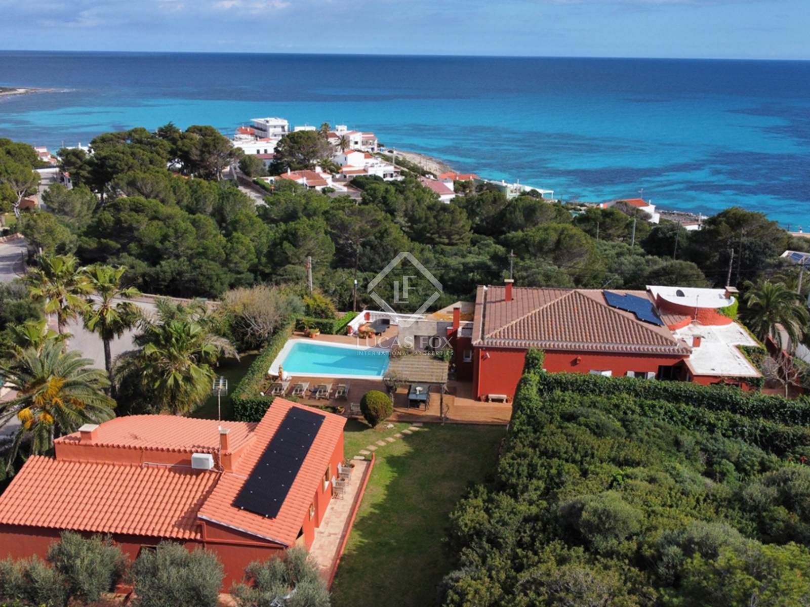 Exterior view of House or chalet for sale in Sant Lluís  with Air Conditioner, Heating and Private garden
