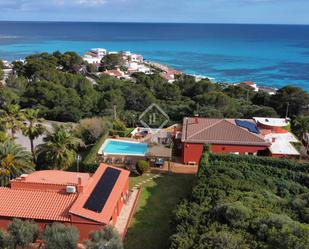 Exterior view of House or chalet for sale in Sant Lluís  with Air Conditioner, Heating and Private garden