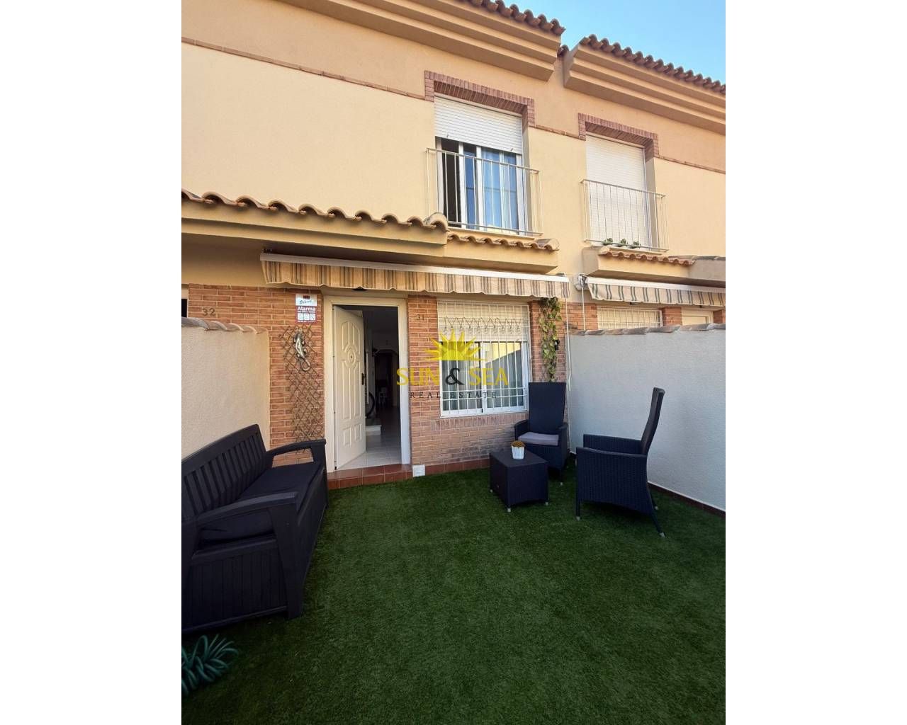 Jardí de Casa o xalet de lloguer en Los Alcázares amb Aire condicionat, Calefacció i Terrassa
