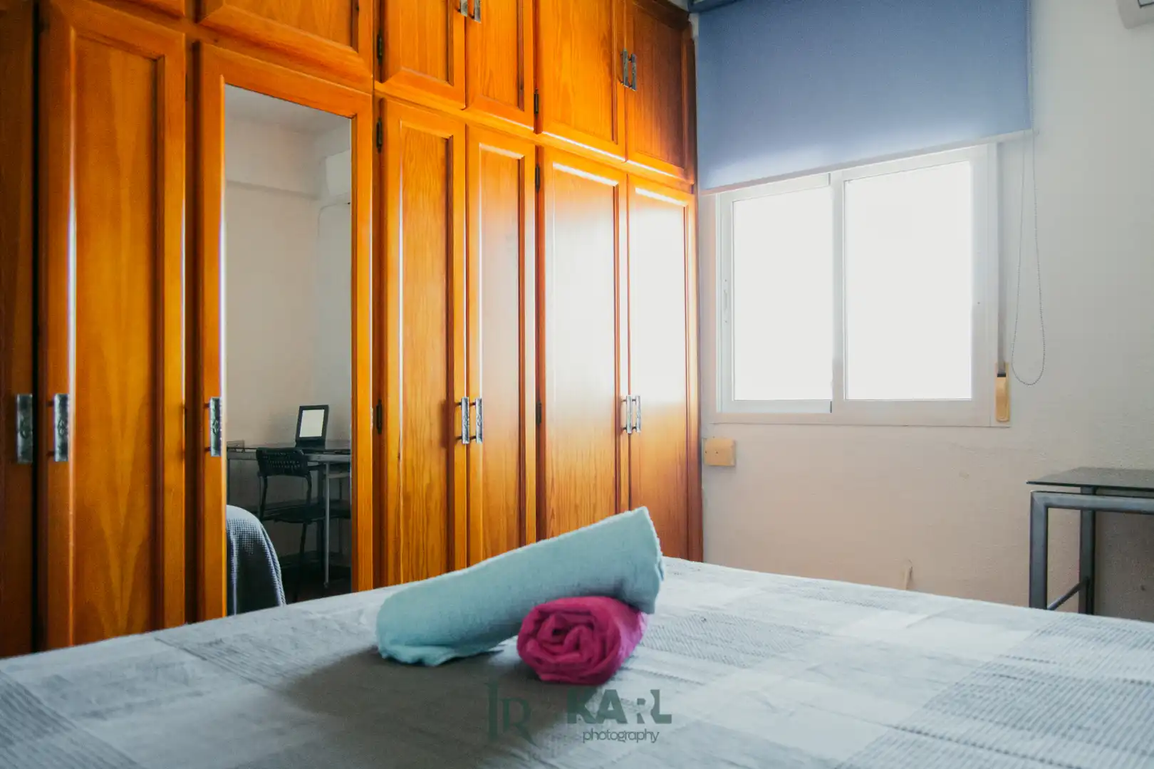 Habitación de Piso de alquiler en Málaga con Aire acondicionado, Calefacción y Amueblado
