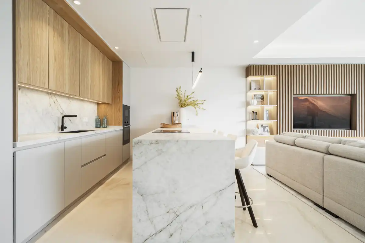 Cocina de Planta baja en venta en Marbella con Aire acondicionado, Jardín privado y Terraza