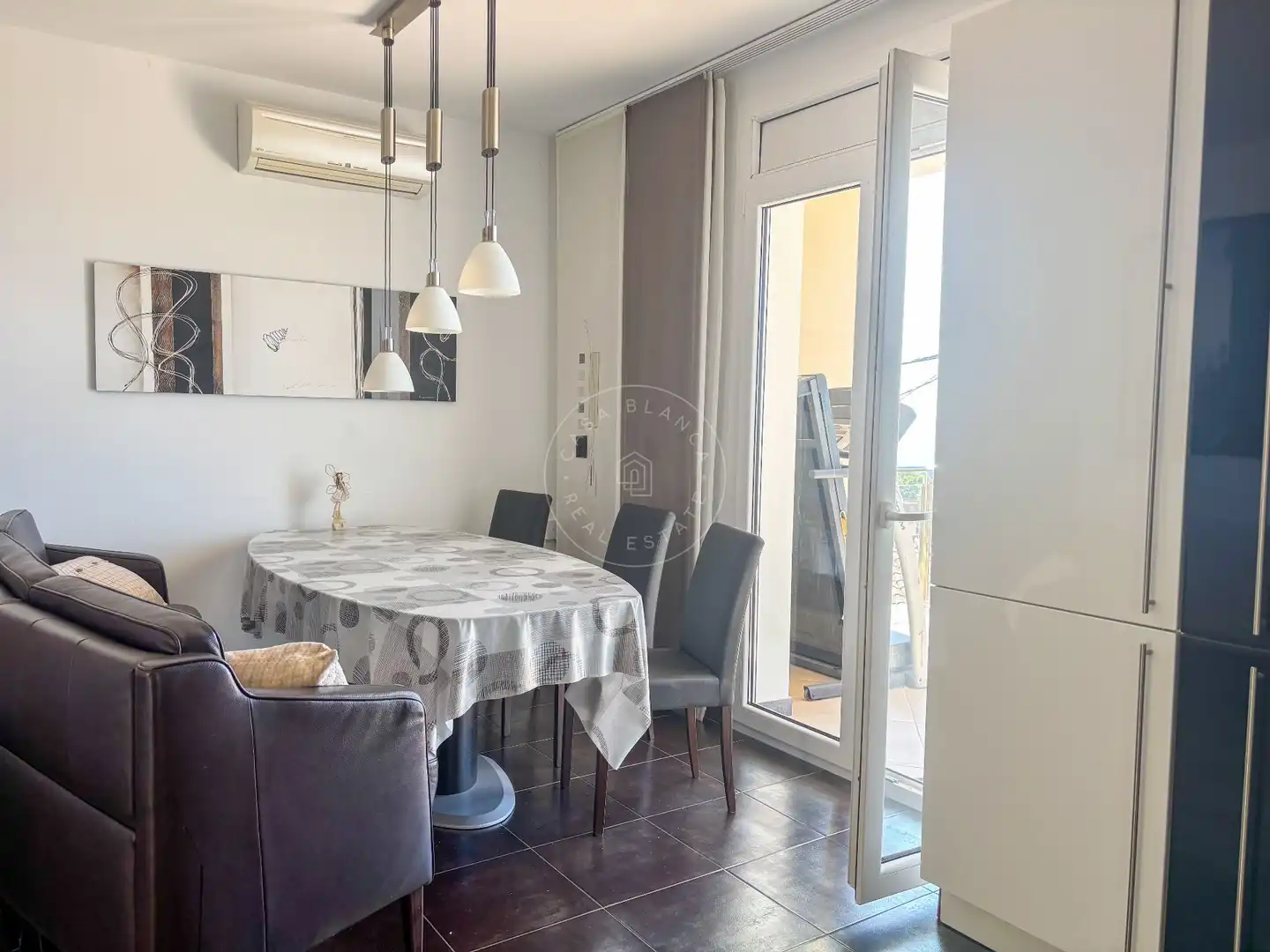 Menjador de Casa o xalet en venda en Lloret de Mar amb Aire condicionat, Calefacció i Jardí privat