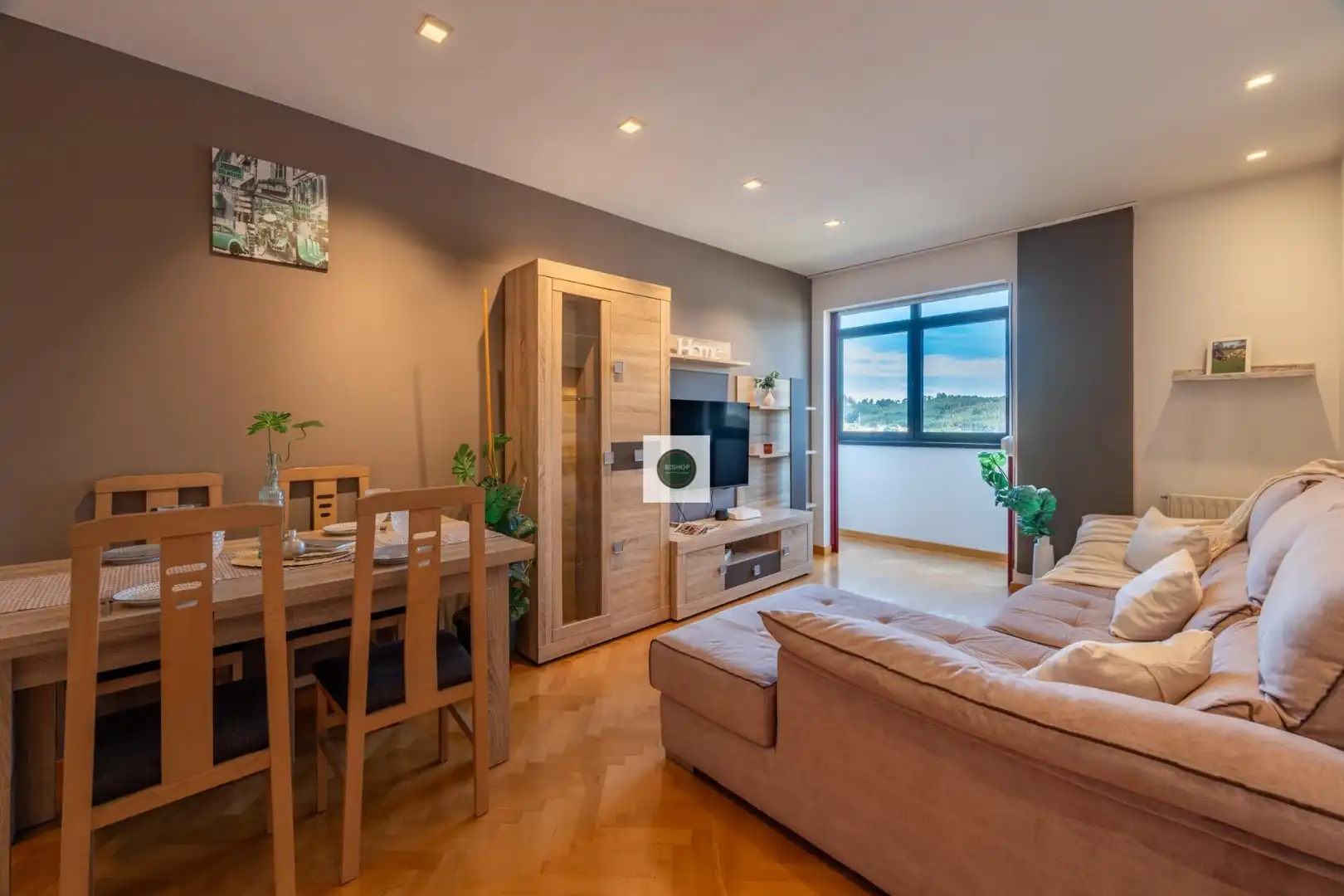 Sala de estar de Piso en venta en A Coruña Capital  con Calefacción y Trastero