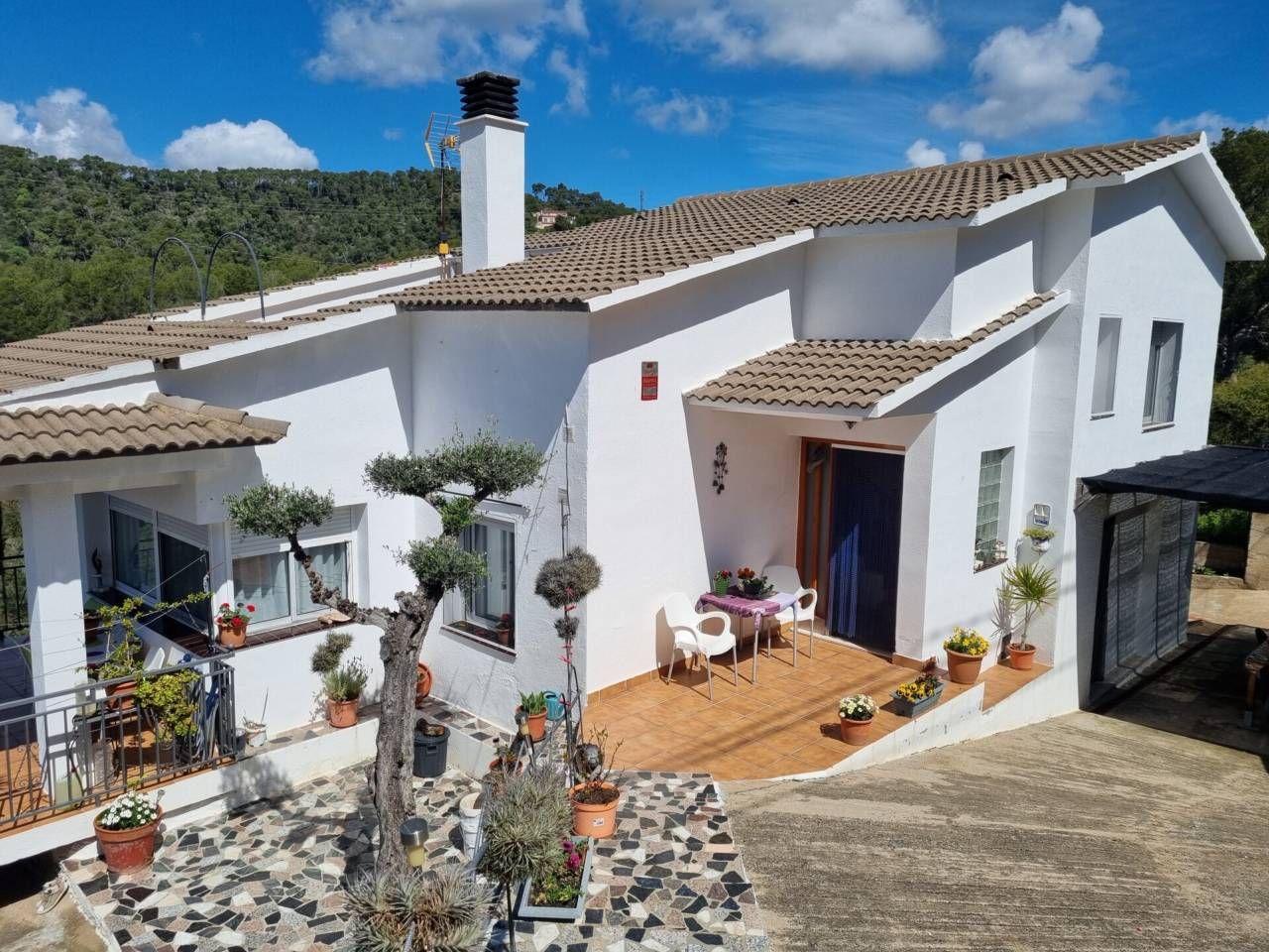 Vista exterior de Casa o xalet en venda en Santa Susanna amb Aire condicionat, Calefacció i Jardí privat