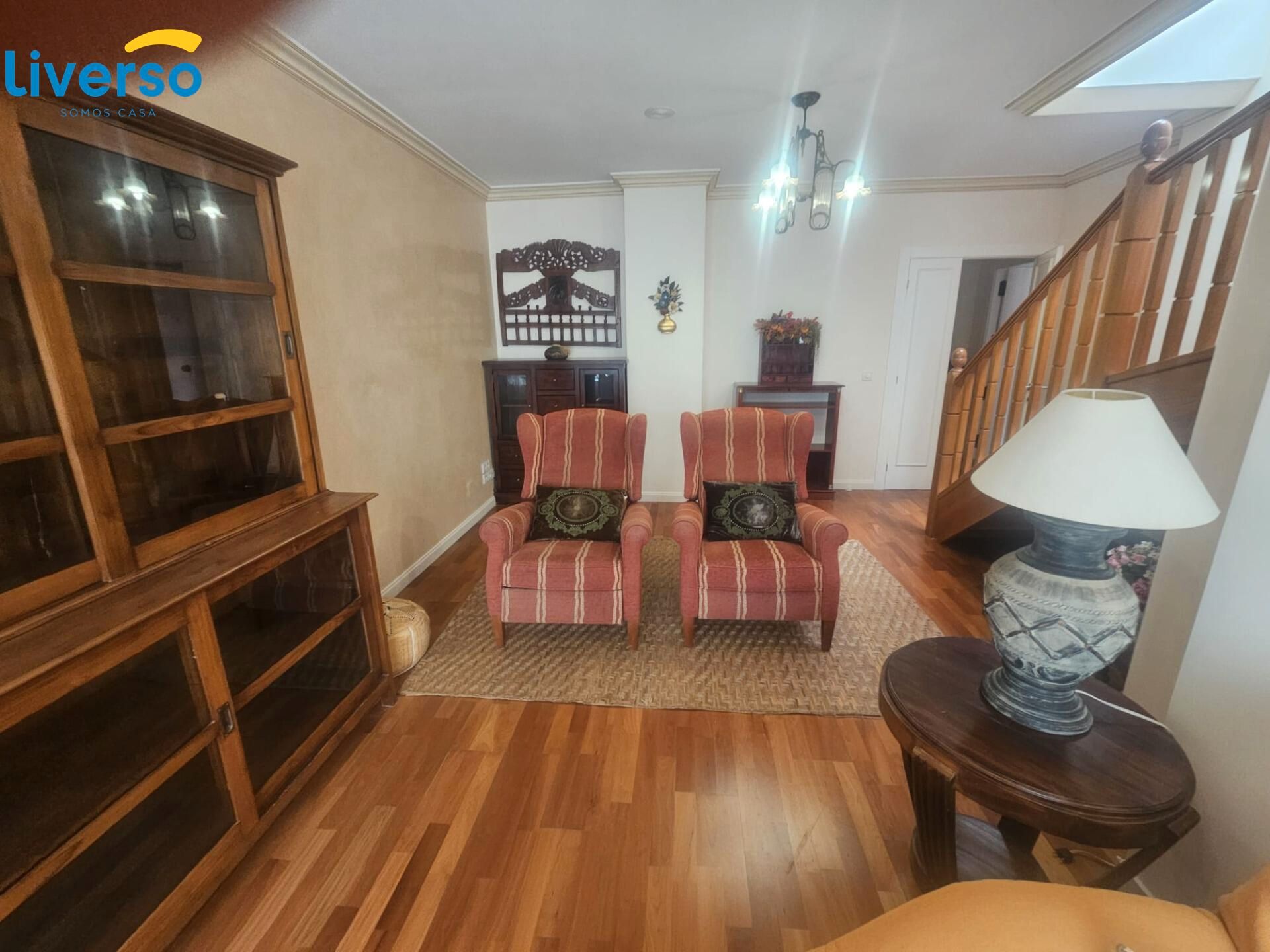 Sala de estar de Piso de alquiler en Burgos Capital con Calefacción