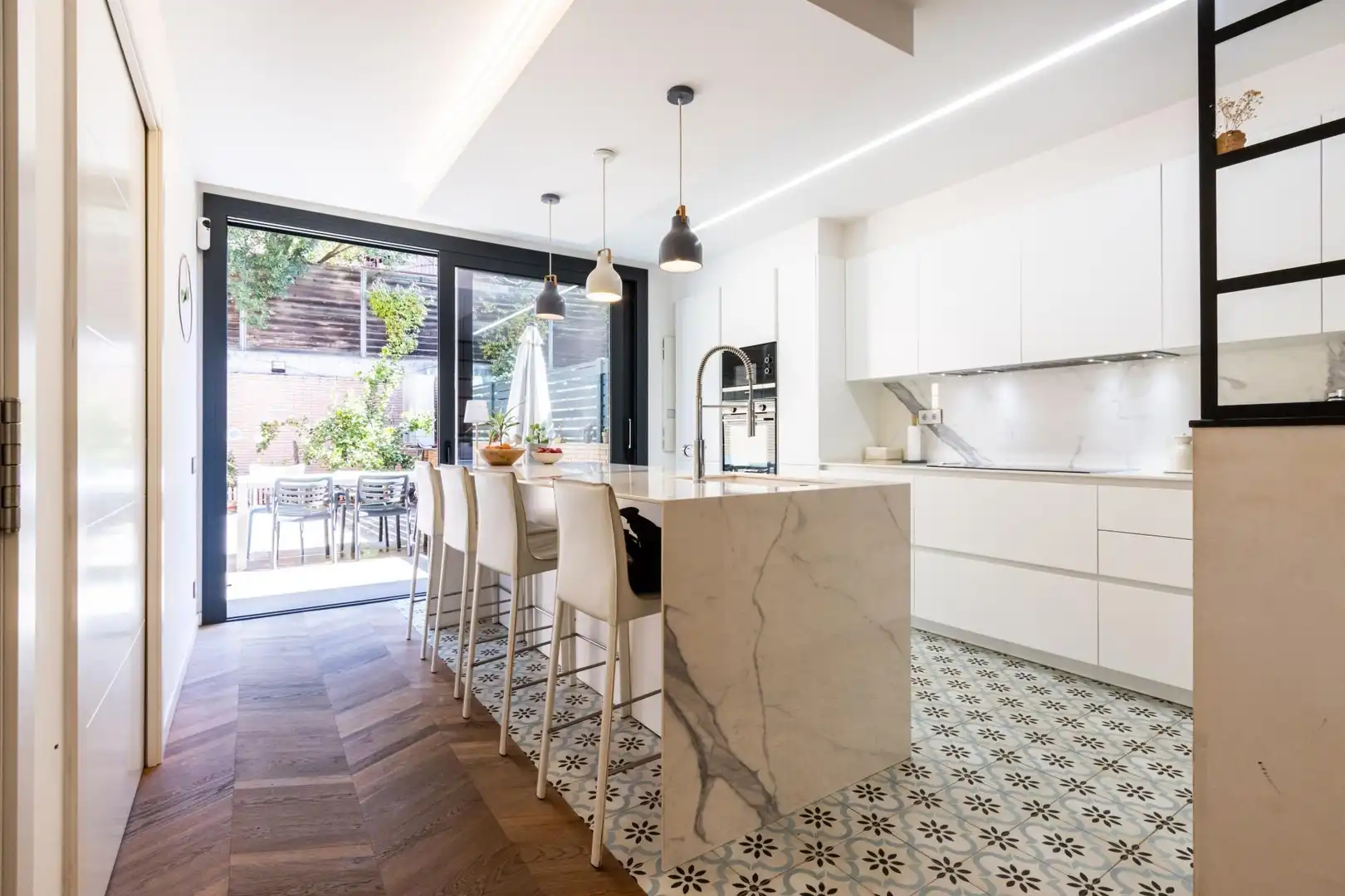 Kitchen of Flat for sale in Sant Llorenç Savall  with Heating, Private garden and Parquet flooring