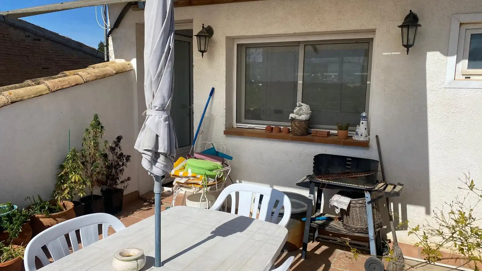 Terraza de Casa adosada en venta en Els Hostalets de Pierola con Calefacción y Horno
