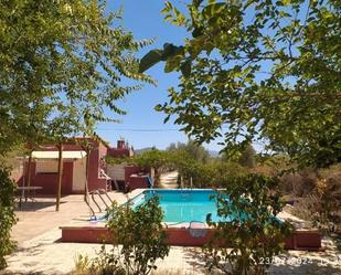 Swimming pool of Country house for sale in Onil  with Private garden, Terrace and Swimming Pool