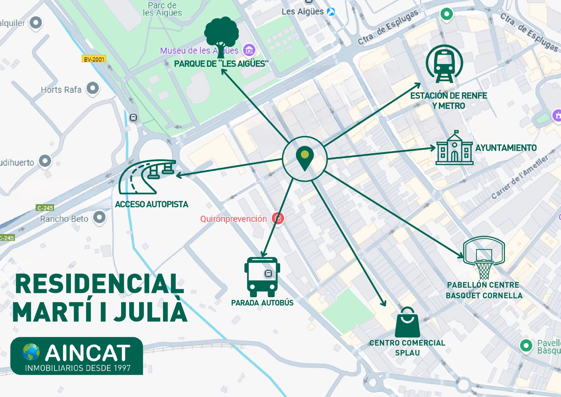 Exterior view of Planta baja for sale in Cornellà de Llobregat  with Air Conditioner, Heating and Oven