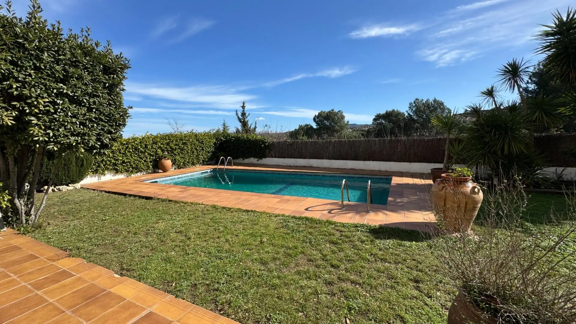 Swimming pool of Houses for sale in Sant Cugat del Vallès  with Heating, Private garden and Parquet flooring