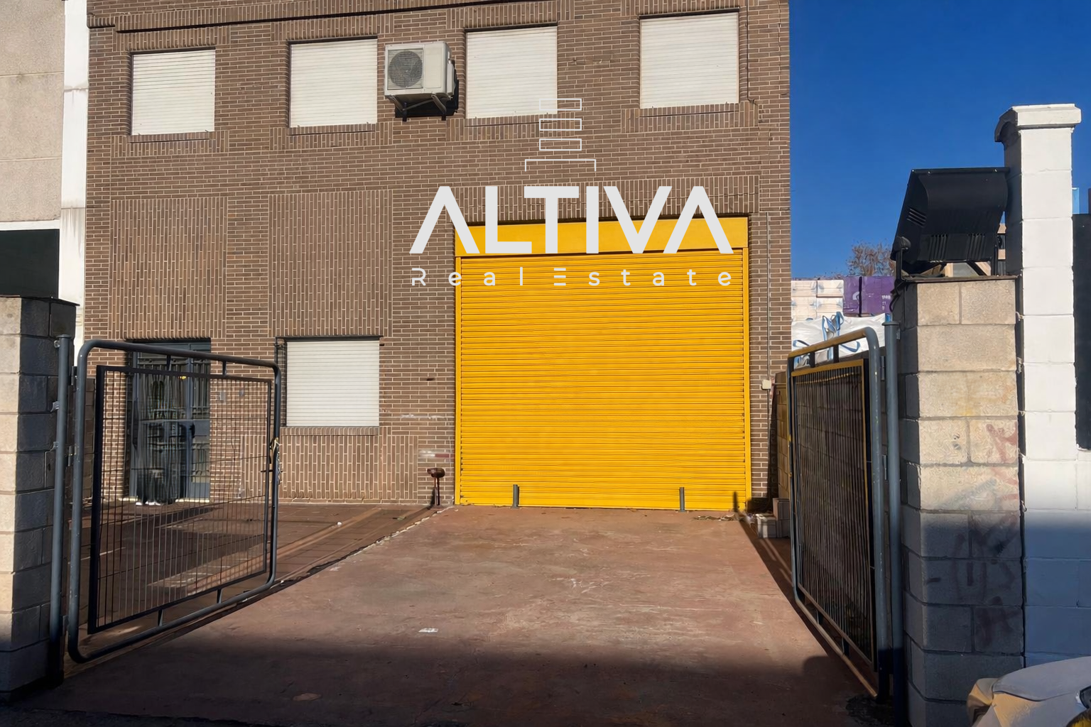 Vista exterior de Nau industrial de lloguer en Rivas-Vaciamadrid