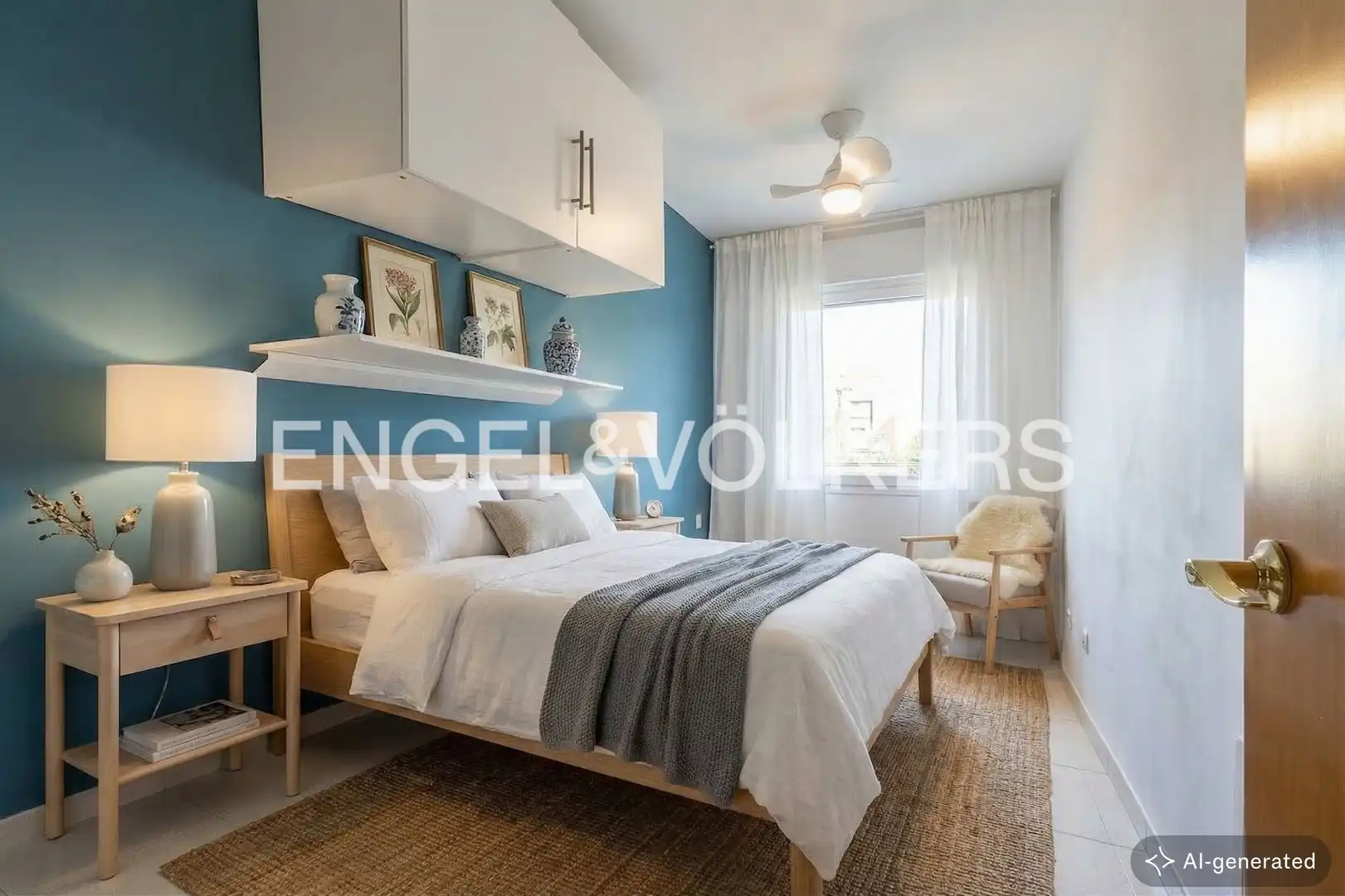 Bedroom of Flat for sale in Sant Joan Despí  with Air Conditioner, Heating and Terrace