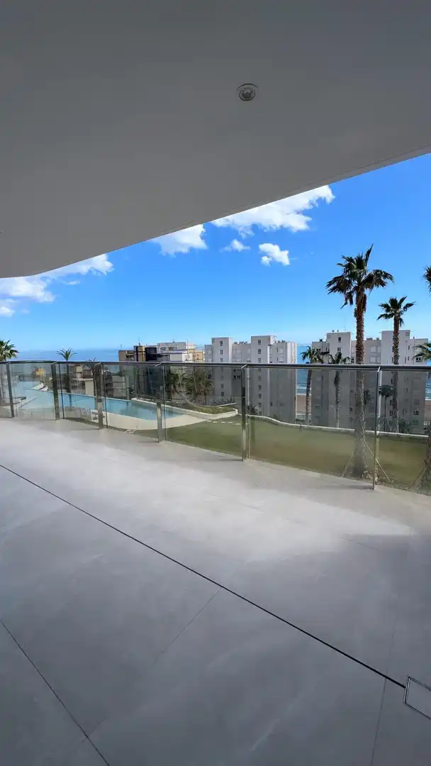 Terrace of Apartments for rent in Benidorm  with Air Conditioner, Heating and Private garden